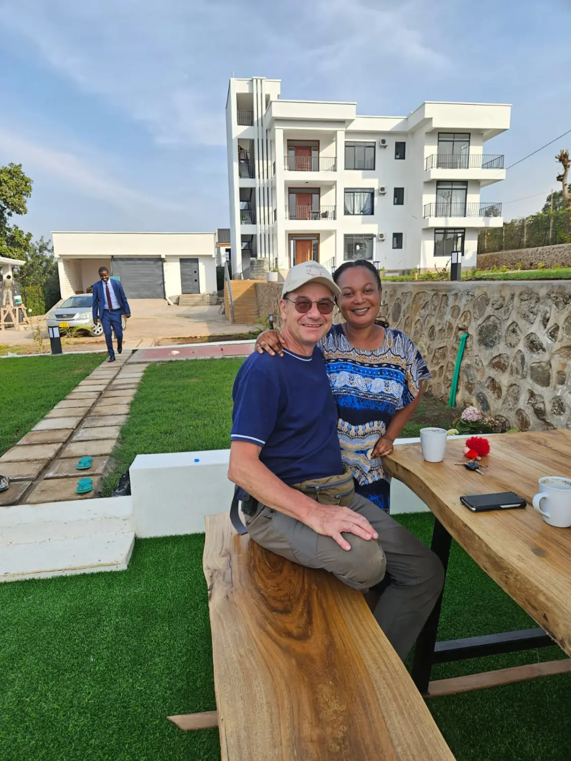 Paar in den SMILE Apartments